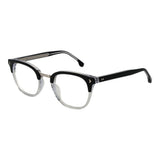 Lozza Black Unisex Glasses Frame - Stylish Panto Design