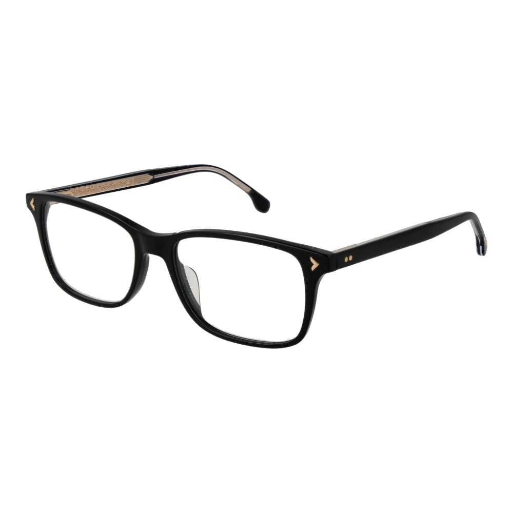 Lozza Black Women Glasses Frame - Chic Square Design for Everyday Wear