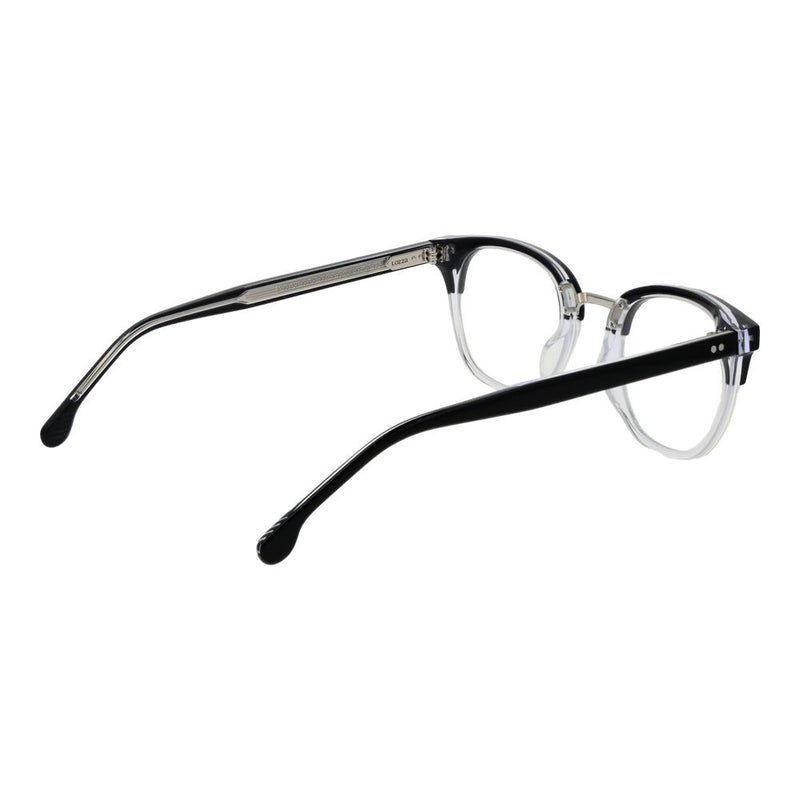Lozza Black Unisex Glasses Frame - Elegant Panto Style