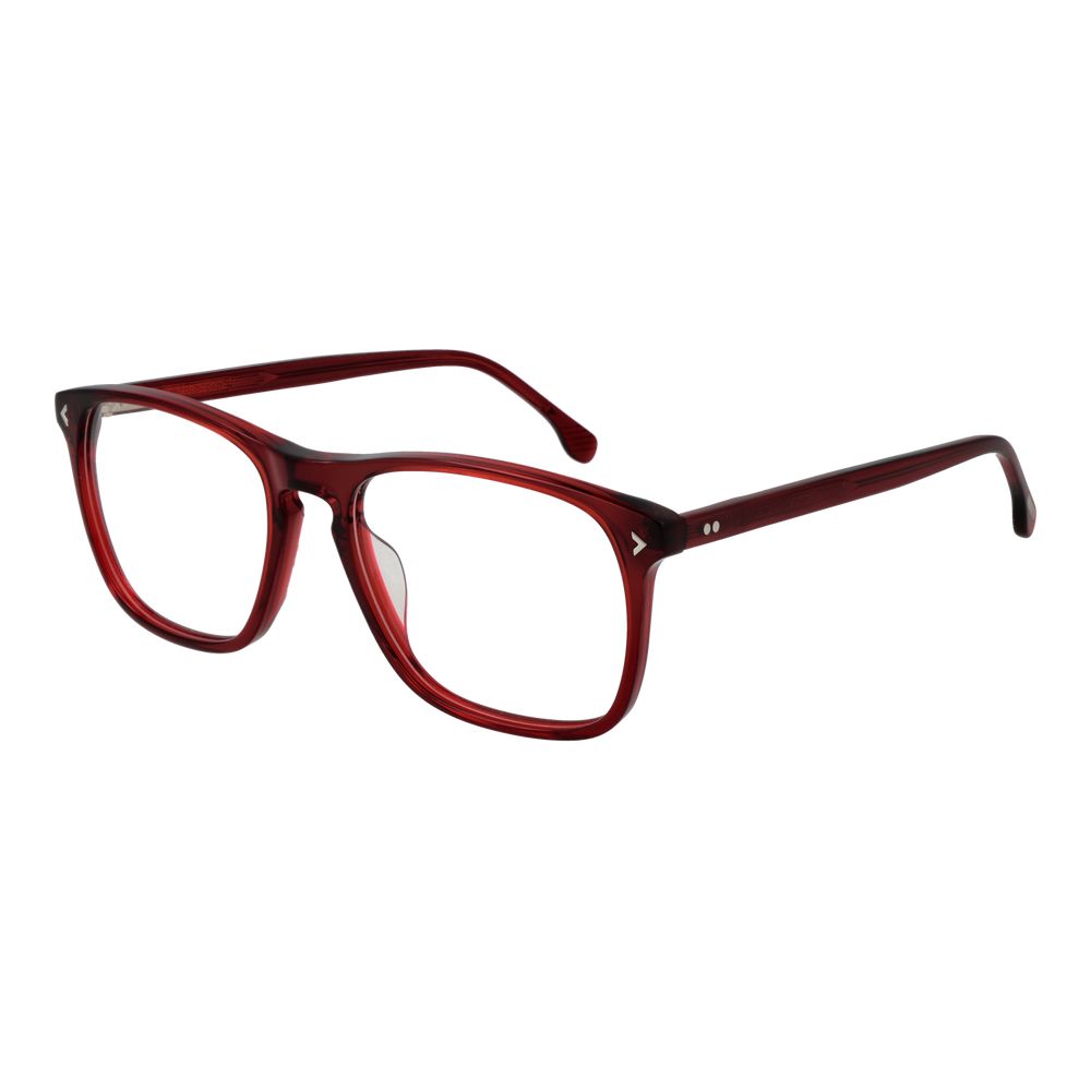 Lozza Red Men's Glasses Frame - Stylish Square Design