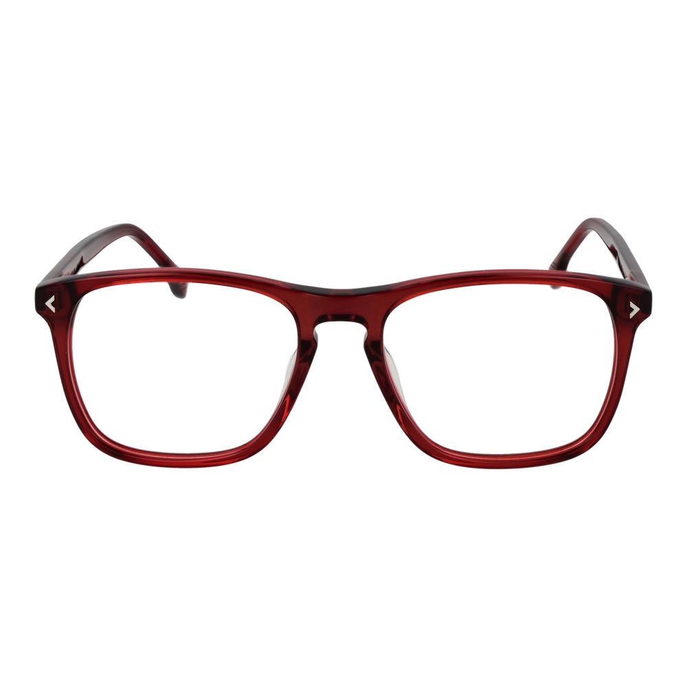 Lozza Red Men's Glasses Frame - Stylish Square Design