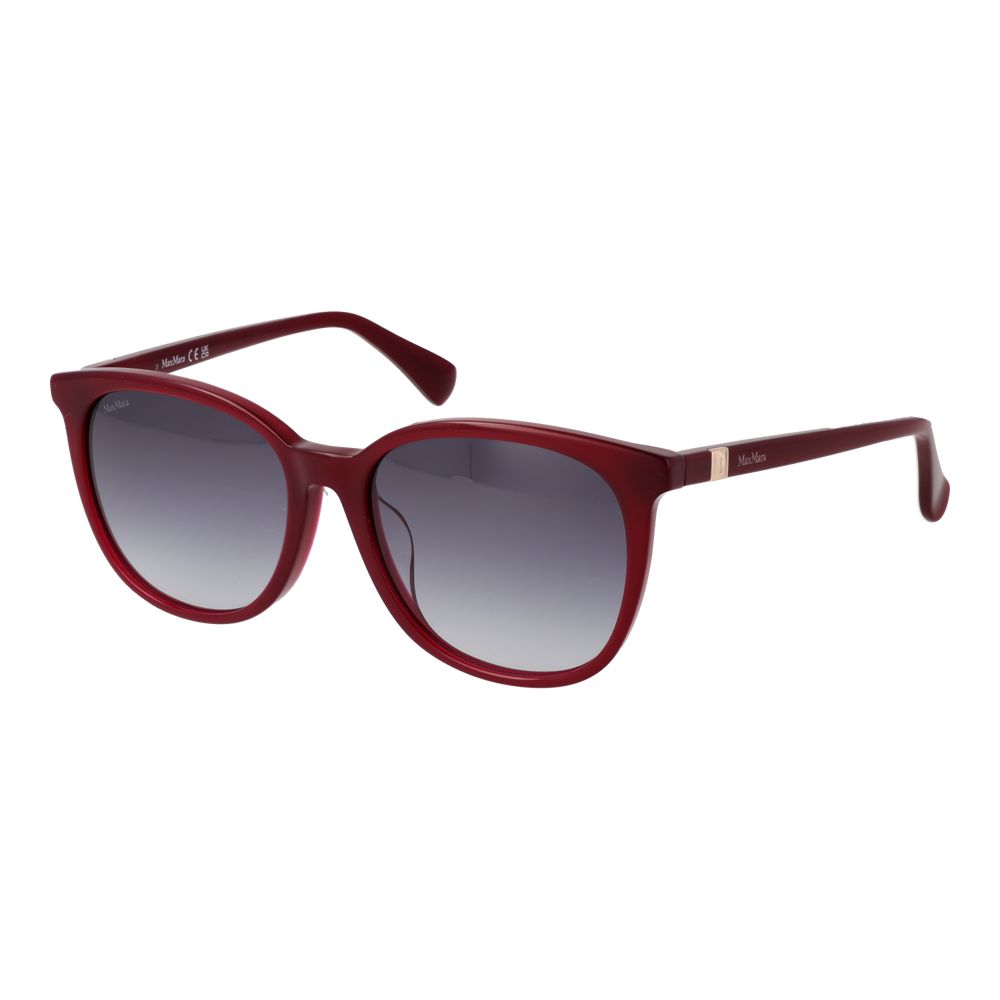 Max Mara Burgundy Acetate Sunglasses
