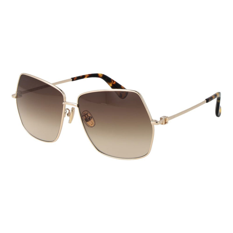 Max Mara Gold Metal Butterfly Sunglasses