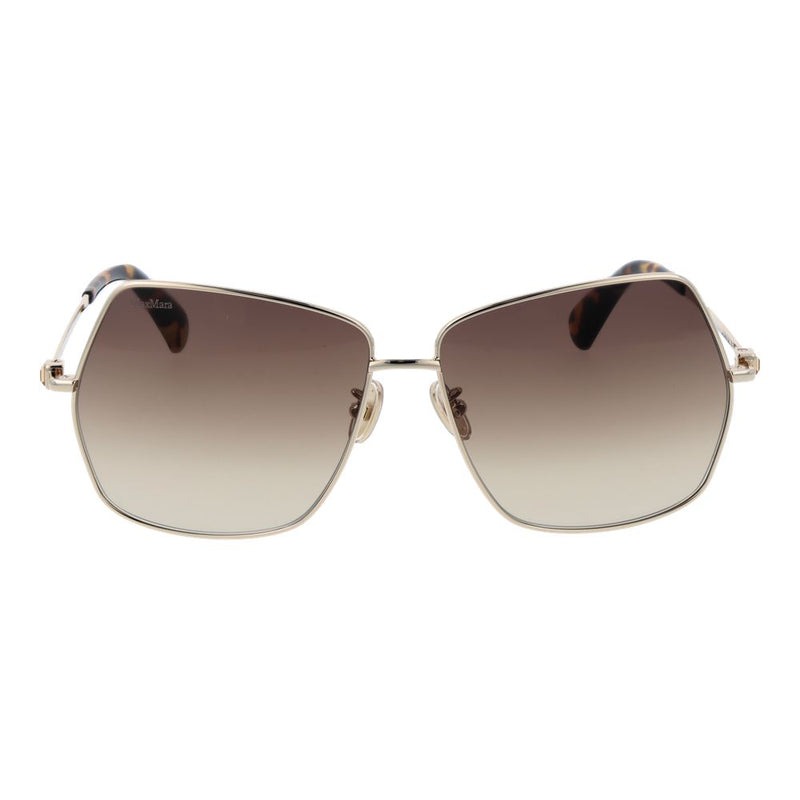 Max Mara Gold Metal Butterfly Sunglasses