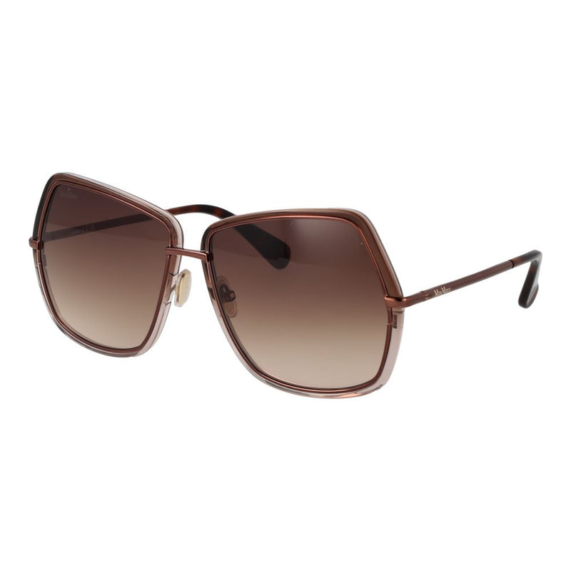 Max Mara Bronze Metal Sunglasses for Women
