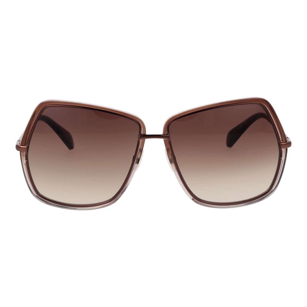 Max Mara Bronze Metal Sunglasses for Women