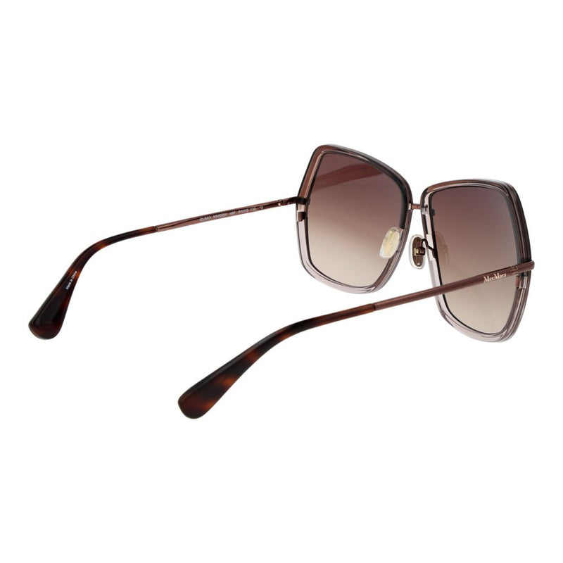 Max Mara Bronze Metal Sunglasses for Women