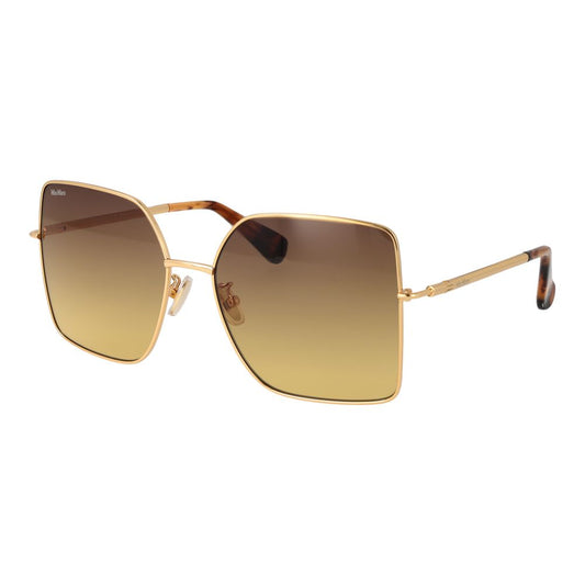 Max Mara Gold Metal Sunglasses - Stylish Women's Eyewear