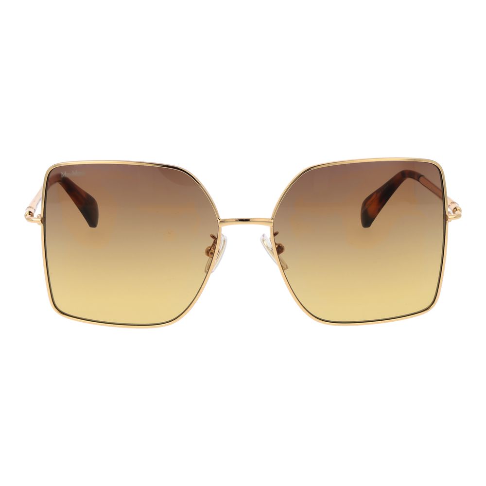 Max Mara Gold Metal Sunglasses - Stylish Women's Eyewear