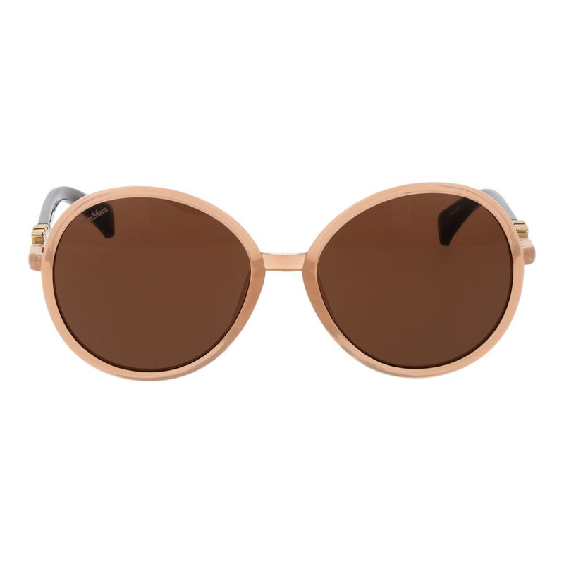 Max Mara Beige Plastic Sunglasses for Women