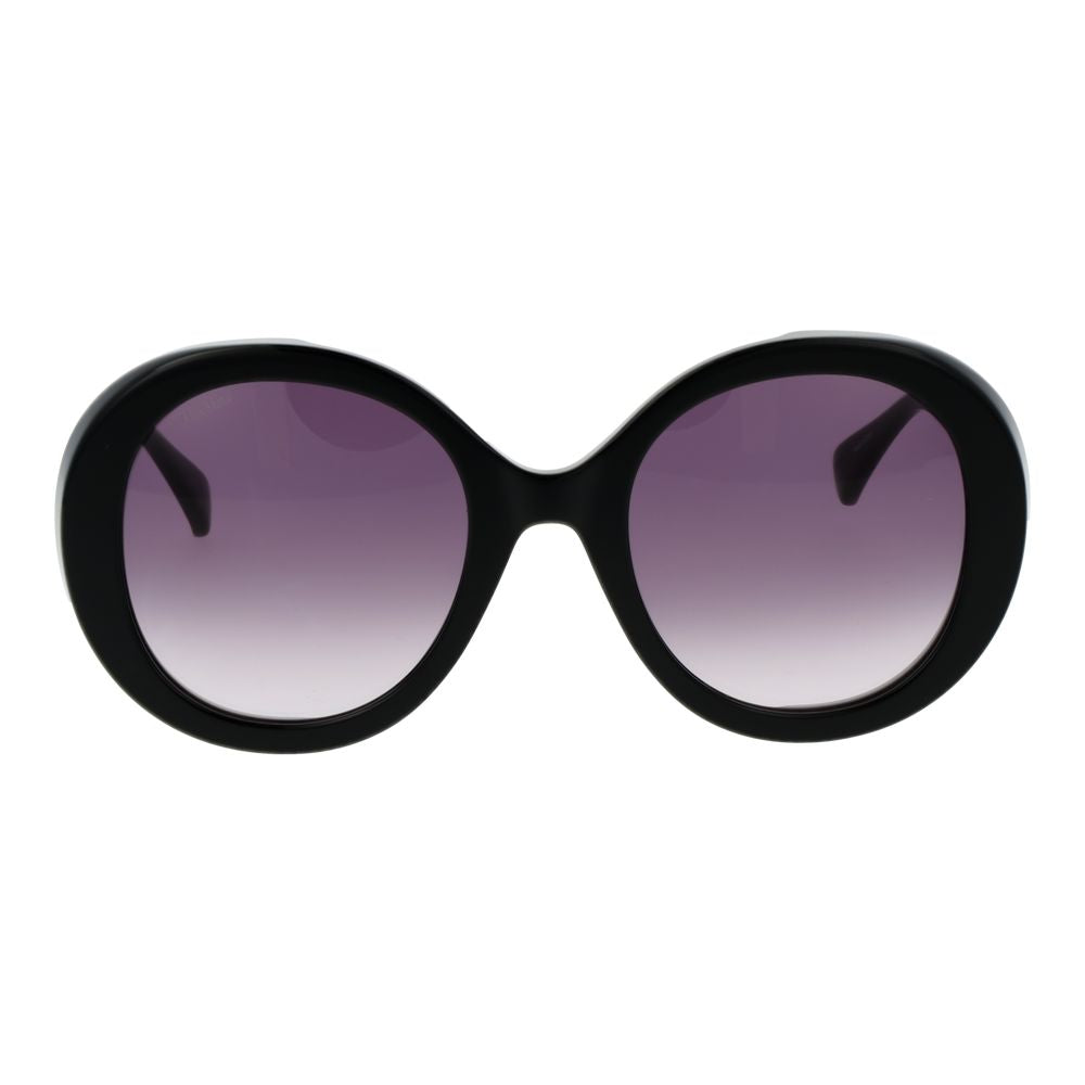 Lunettes de soleil Max Mara en acétate noir