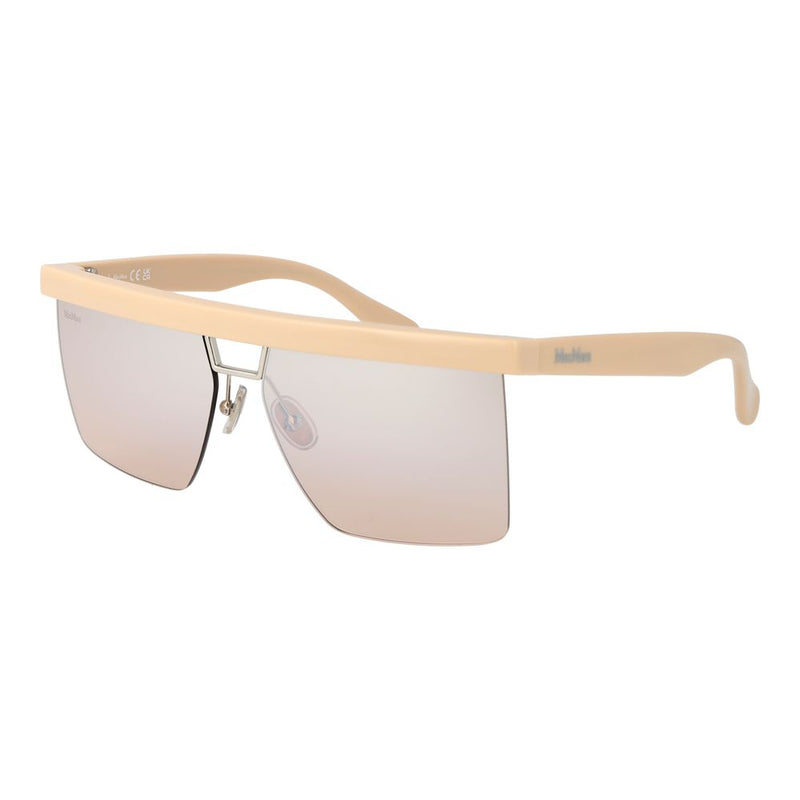 Max Mara Beige Plastic Sunglasses for Women