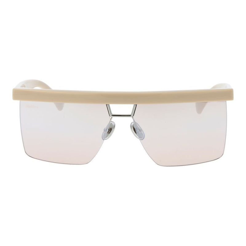 Max Mara Beige Plastic Sunglasses for Women