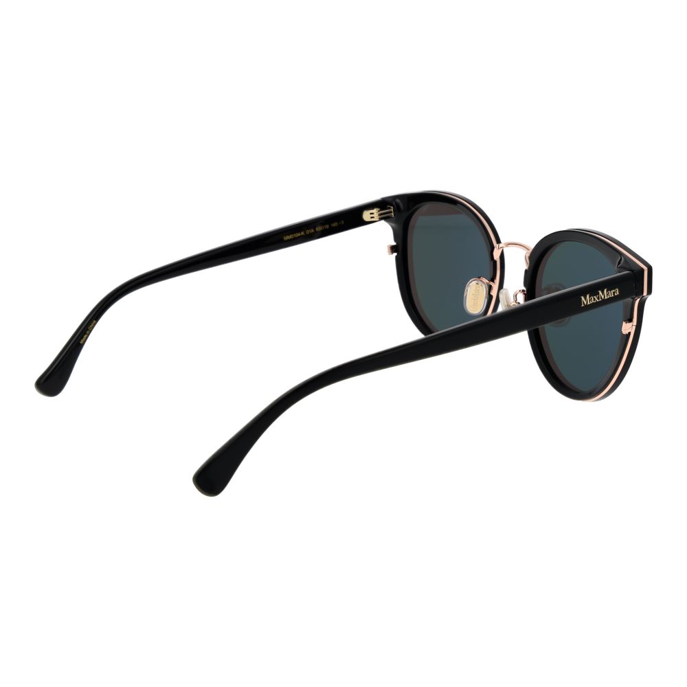 Lunettes de soleil Max Mara noires en acétate