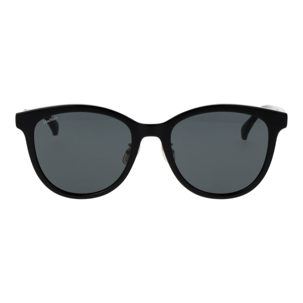 Lunettes de soleil Max Mara en acétate noir