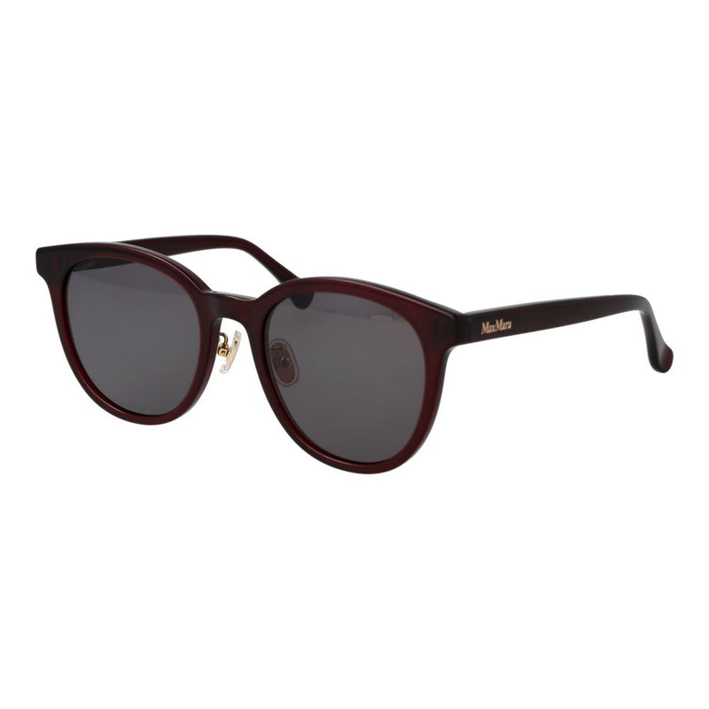 Max Mara Burgundy Acetate Sunglasses for Women