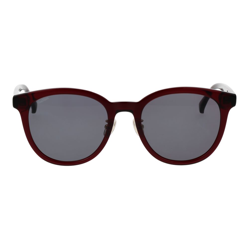 Max Mara Burgundy Acetate Sunglasses for Women