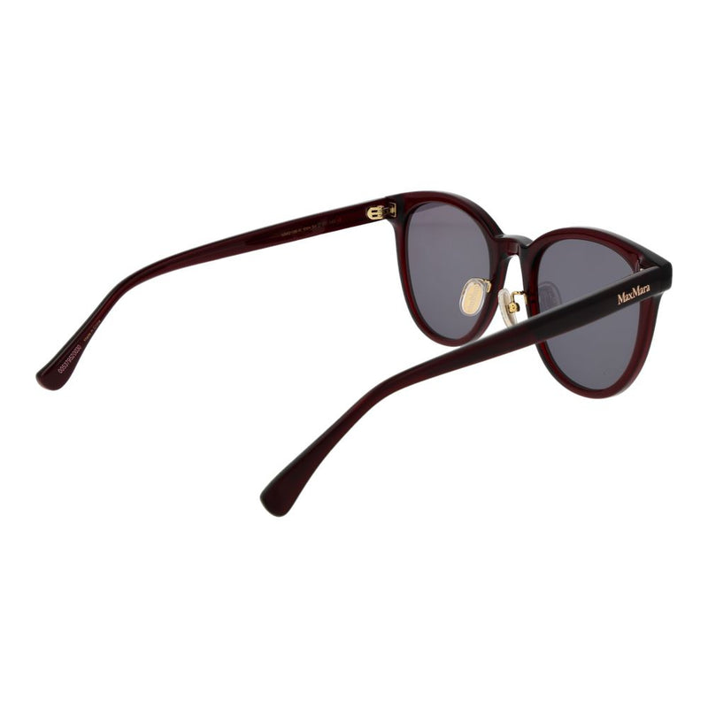 Max Mara Burgundy Acetate Sunglasses for Women
