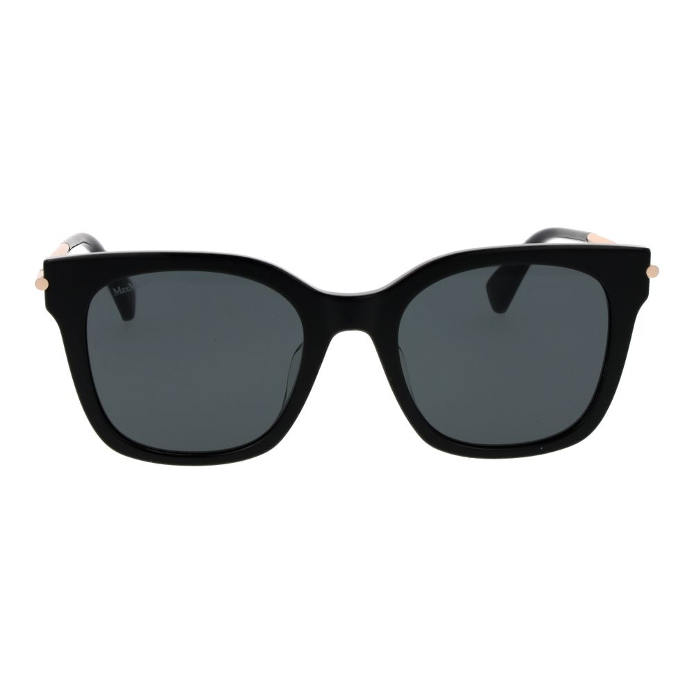 Lunettes de soleil Max Mara noires en acétate