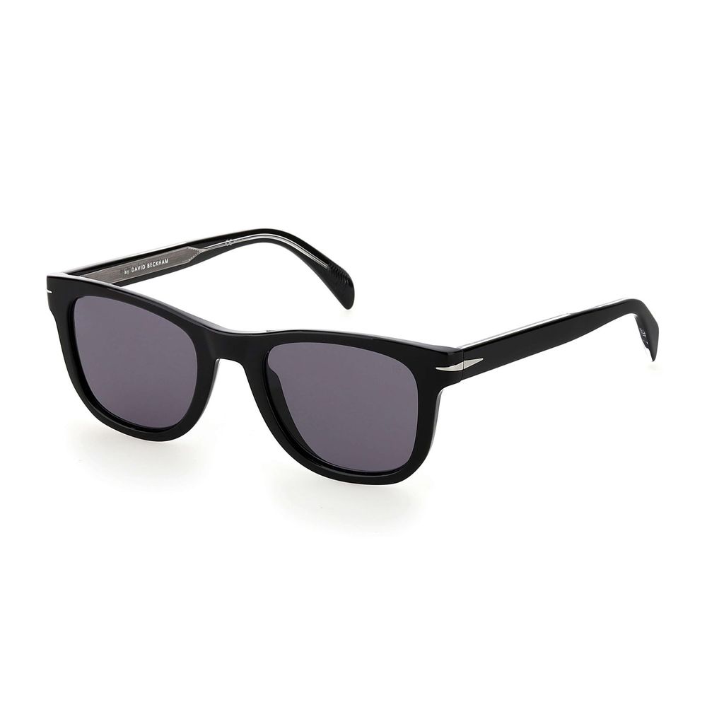 Lunettes de soleil noires en plastique David Beckham