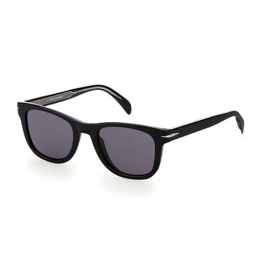 Lunettes de soleil noires en plastique David Beckham