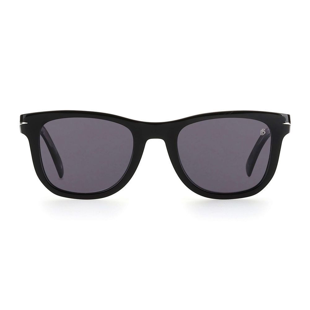 Lunettes de soleil noires en plastique David Beckham