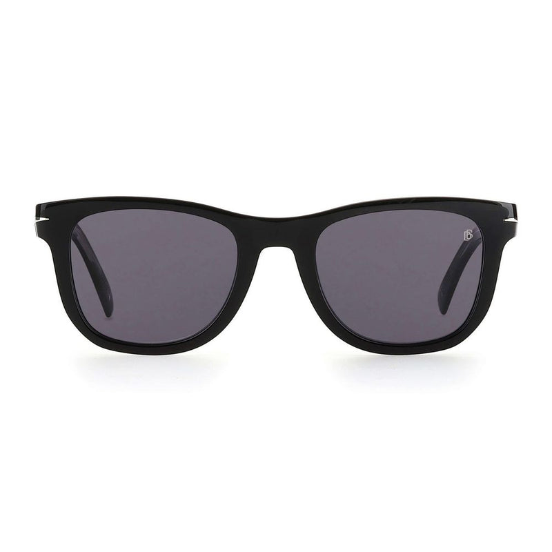 Lunettes de soleil noires en plastique David Beckham