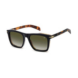 Lunettes de soleil en plastique noires David Beckham