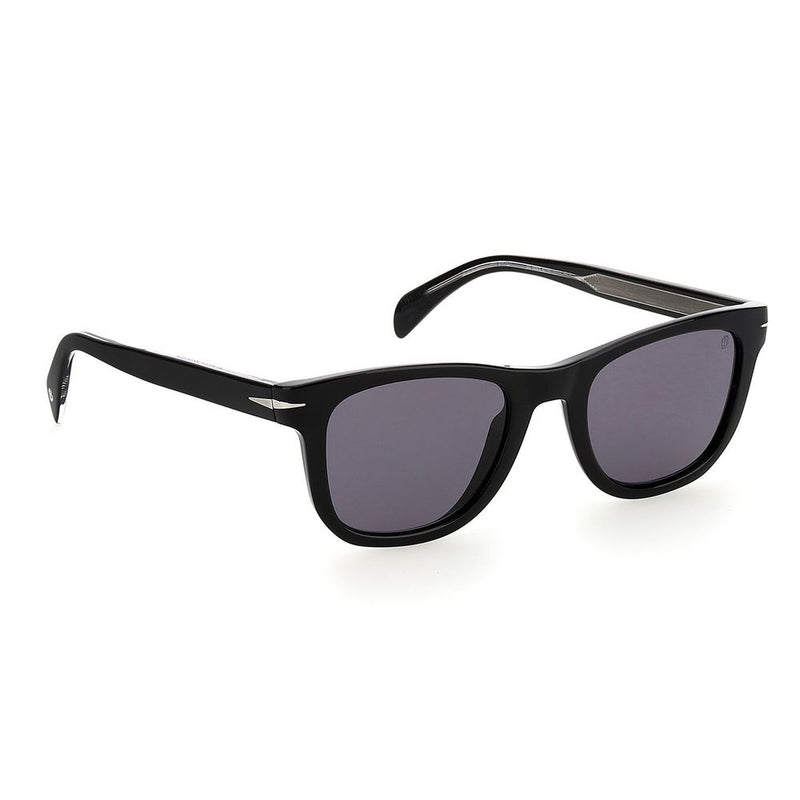 Lunettes de soleil noires en plastique David Beckham