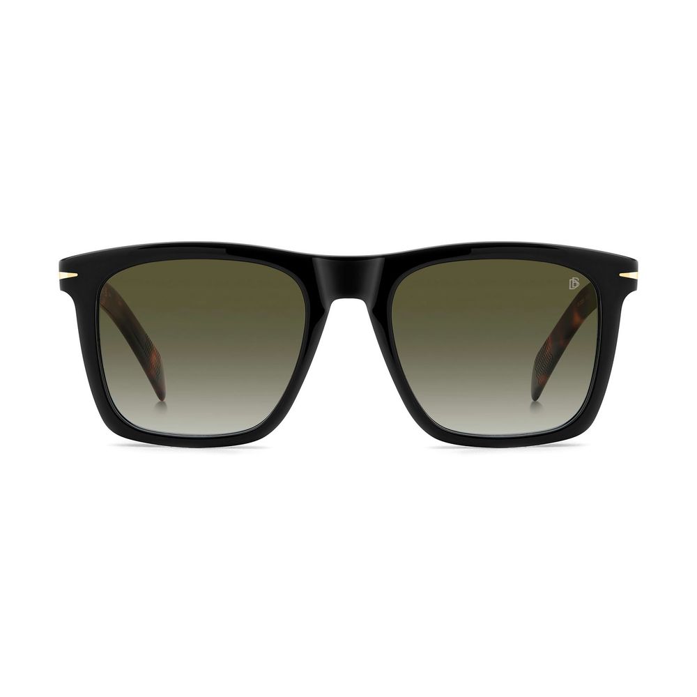 Lunettes de soleil en plastique noires David Beckham