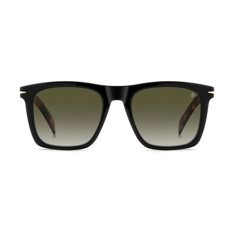 Lunettes de soleil en plastique noires David Beckham