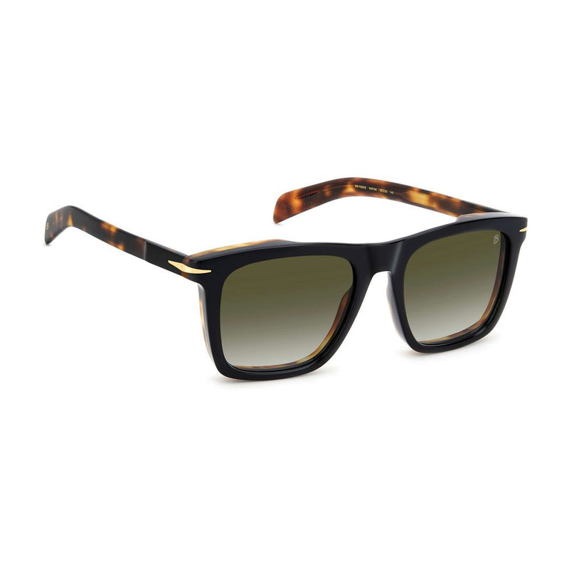 Lunettes de soleil en plastique noires David Beckham