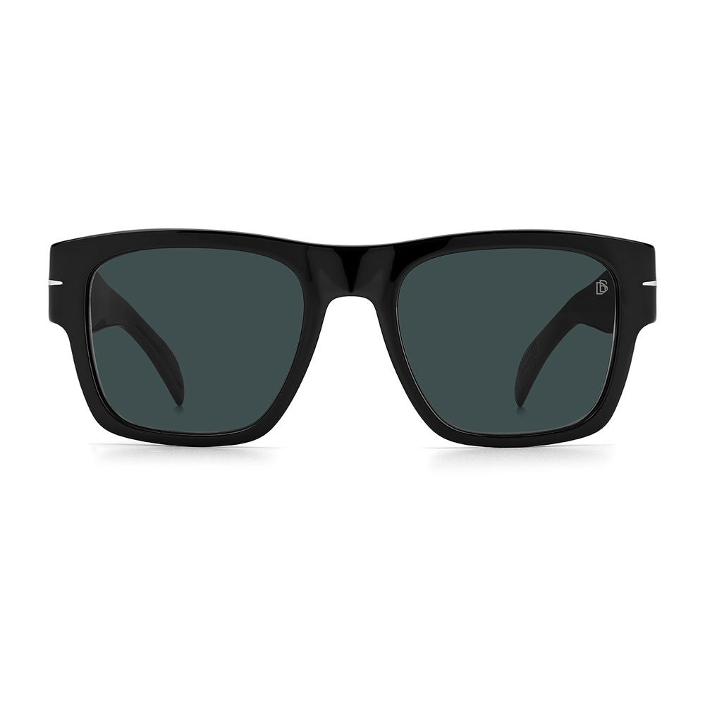 Lunettes de soleil en plastique noires David Beckham