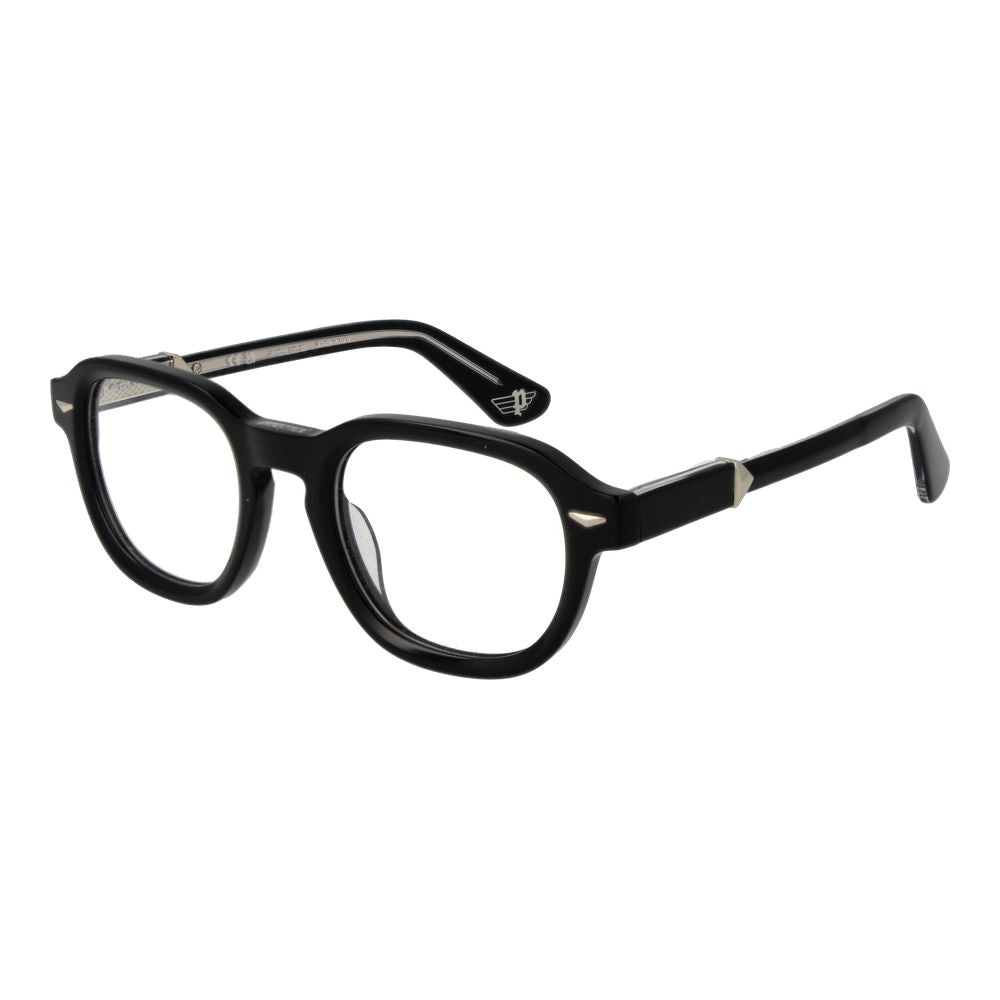 Lunettes en Acétate Cellulosique Noires Police