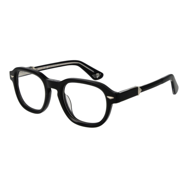 Lunettes en Acétate Cellulosique Noires Police