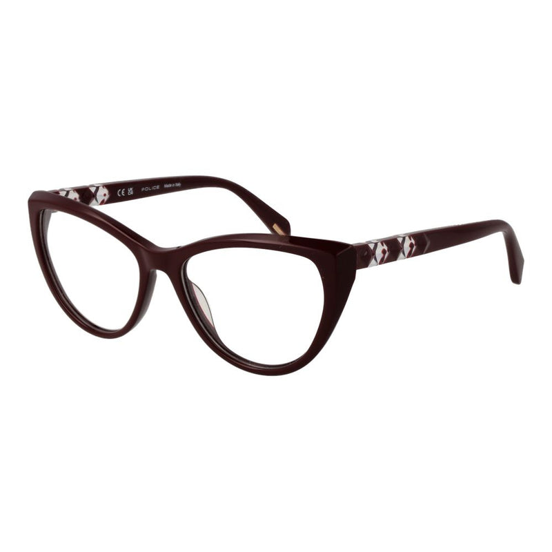 Lunettes en Plastique Bourgogne Police pour Femmes