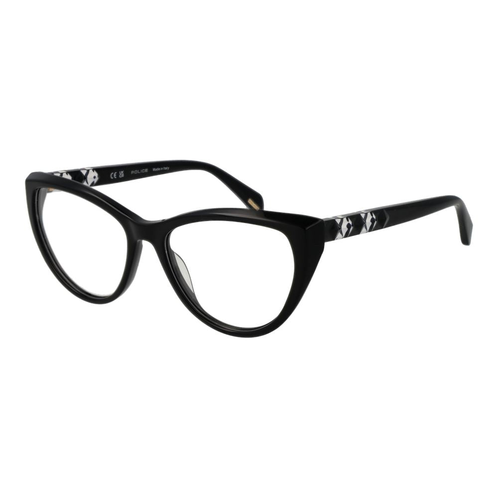 Lunettes en Plastique Noires Police pour Femmes - Modèle Cat Eye