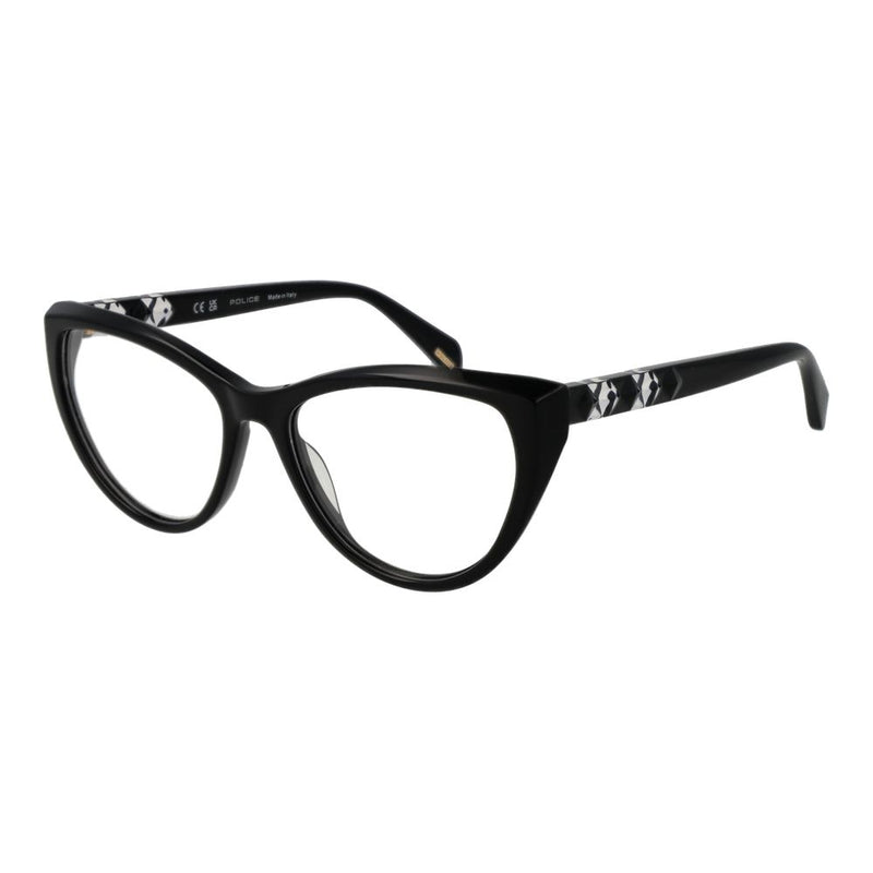 Lunettes en Plastique Noires Police pour Femmes - Modèle Cat Eye