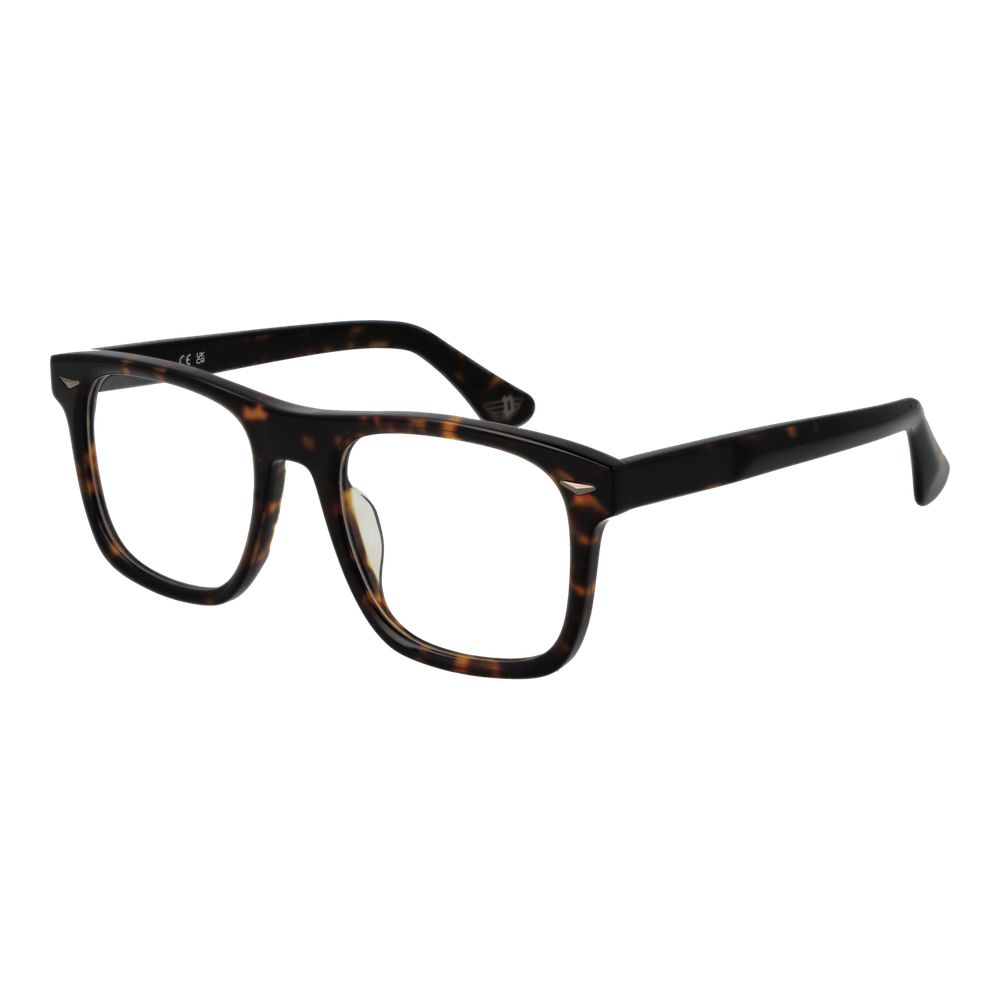 Lunettes en Acétate de Cellulose Marron Police pour Hommes