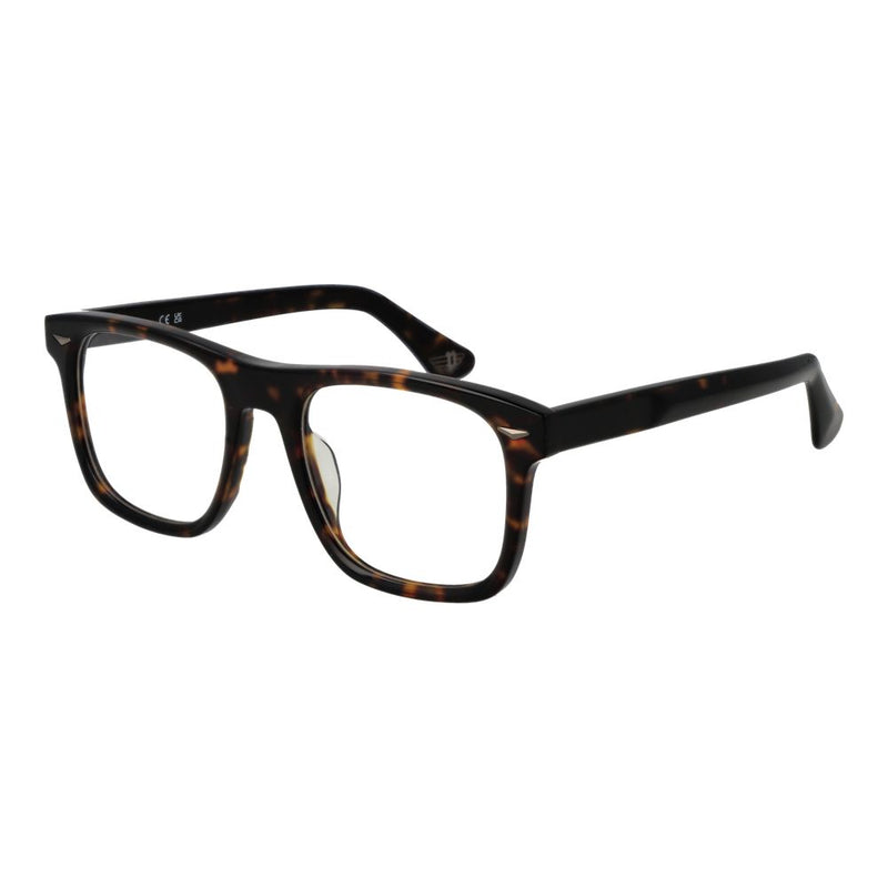 Lunettes en Acétate de Cellulose Marron Police pour Hommes