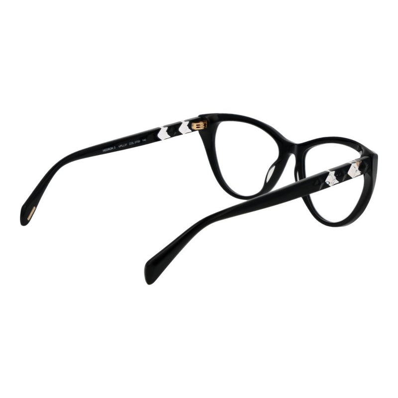 Lunettes en Plastique Noires Police pour Femmes - Modèle Cat Eye