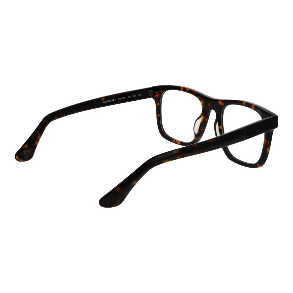 Lunettes en Acétate de Cellulose Marron Police pour Hommes