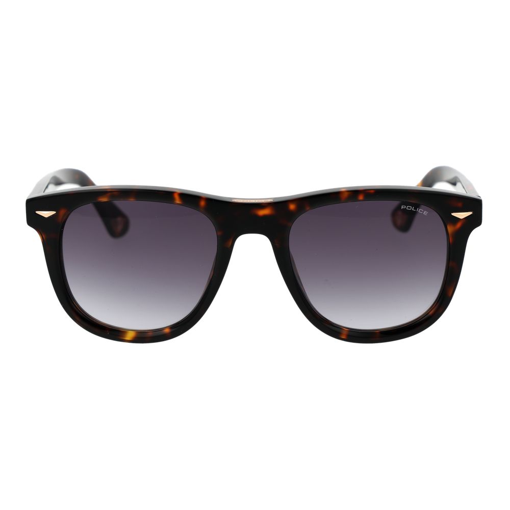 Lunettes de soleil en acétate de cellulose marron Police
