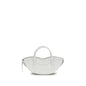 Fiorucci White Calf Leather Bos Taurus Shoulder Bag