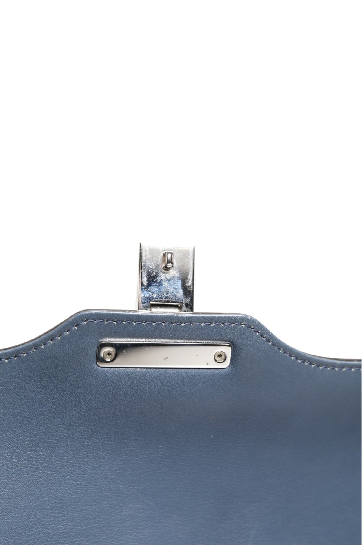 Gucci Blue Smooth Leather Lady Lock Shoulder Bag