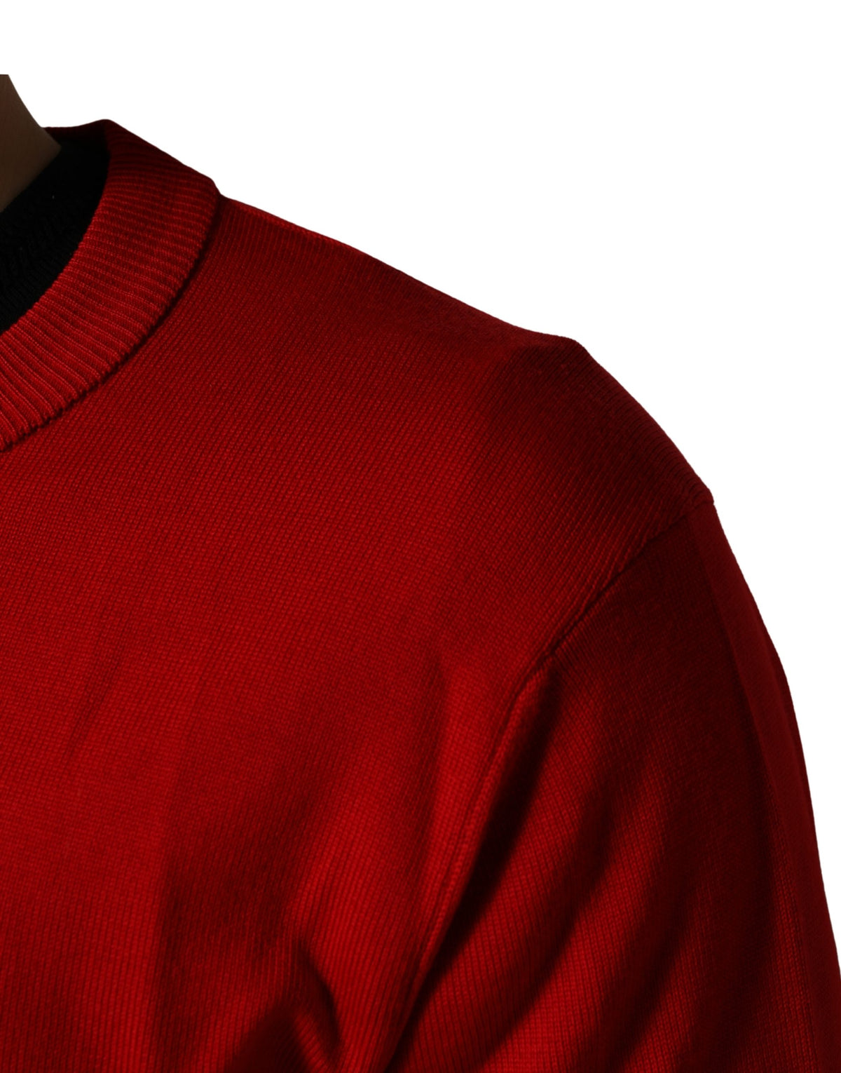 Pull en tricot à col ras du cou et imprimé œil rouge Dolce & Gabbana