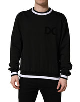Sweat-shirt Dolce & Gabbana en Coton Noir à Imprimé Logo DG