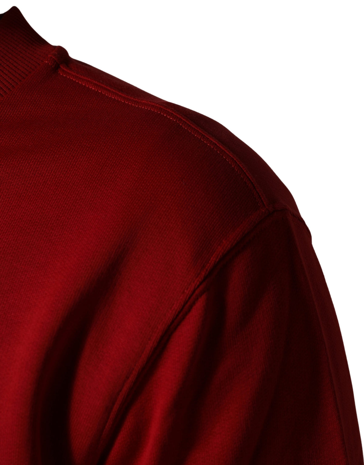 Dolce & Gabbana Sweat-shirt en jersey de coton rouge à logo DG