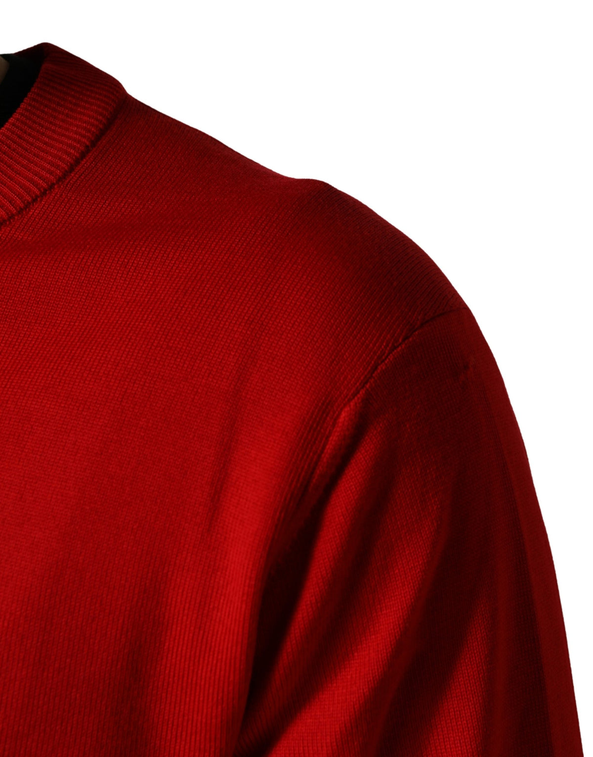 Pull col rond imprimé œil rouge Dolce & Gabbana