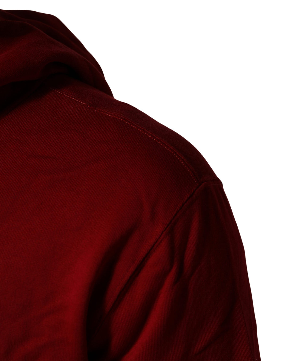 Sweat à capuche zippé Dolce & Gabbana en coton rouge pour homme